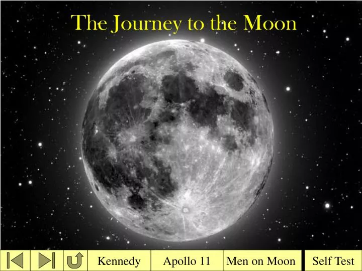 the journey to the moon