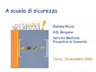 a scuola di sicurezza