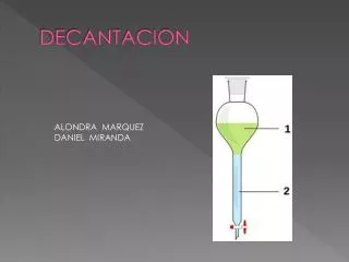 decantacion