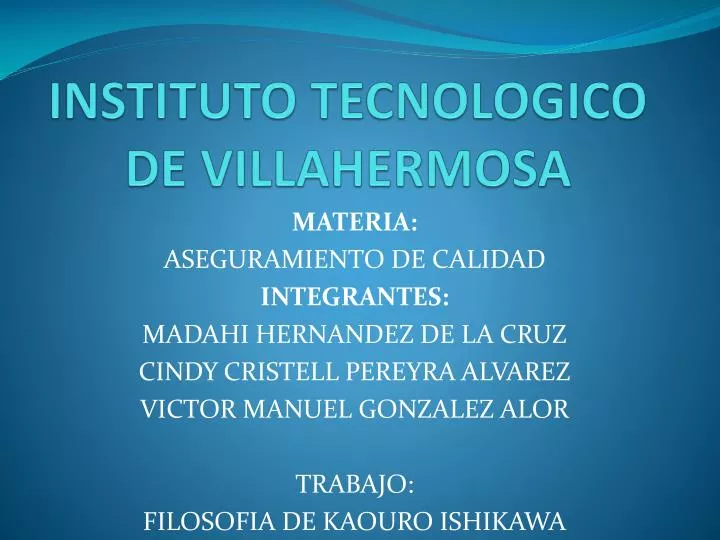 instituto tecnologico de villahermosa