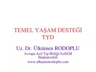 temel ya am deste tyd