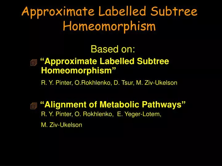 approximate labelled subtree homeomorphism