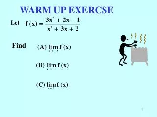 WARM UP EXERCSE