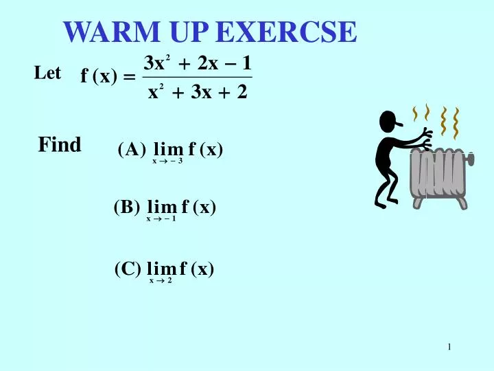 warm up exercse