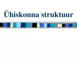 hiskonna struktuur