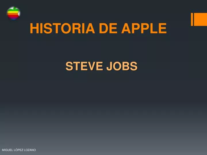 historia de apple