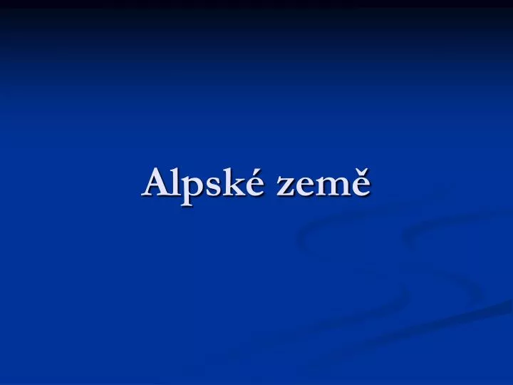 alpsk zem