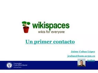 un primer contacto