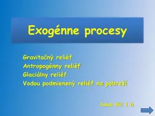 exog nne procesy
