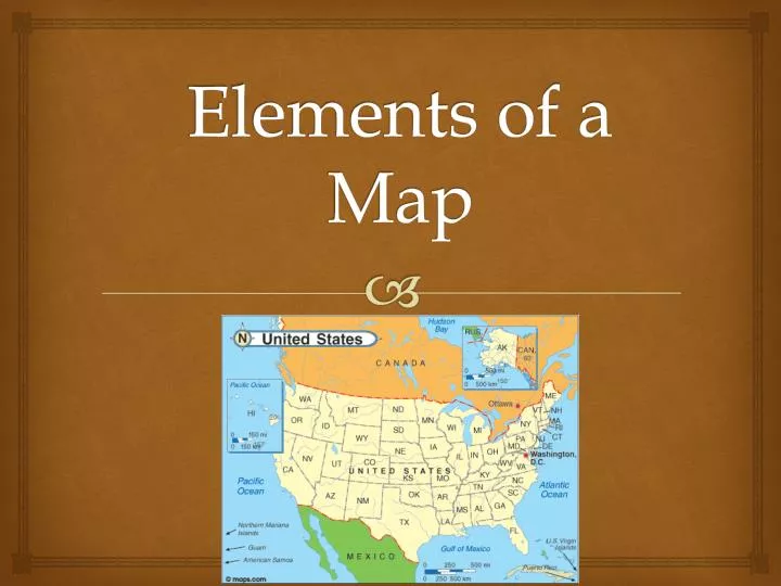 elements of a map