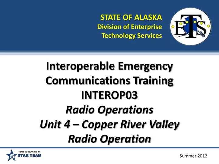 state of alaska division of enterprise technology services