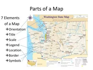 parts of a map