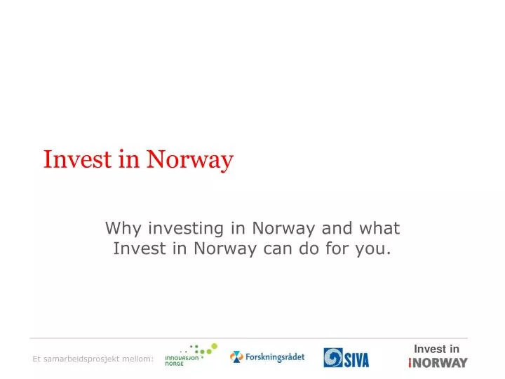 invest in norway