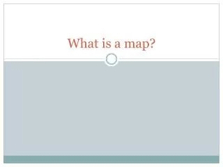 what is a map
