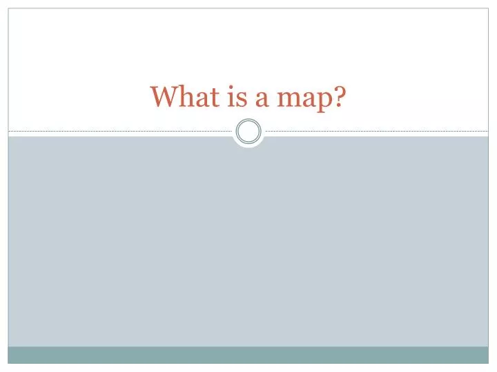 what is a map