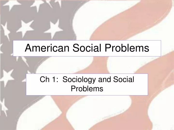 american social problems