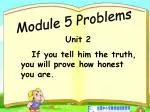 Module 5 Problems - slide 1