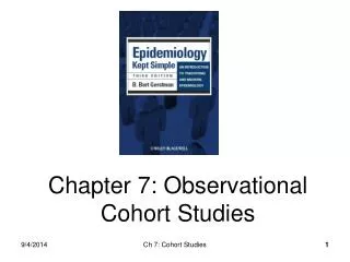 Chapter 7: Observational Cohort Studies