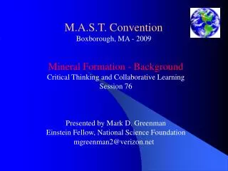M.A.S.T. Convention Boxborough, MA - 2009