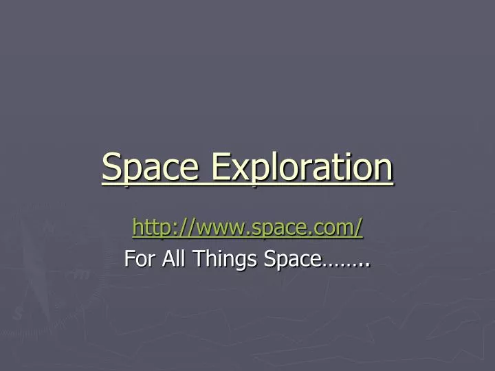 space exploration
