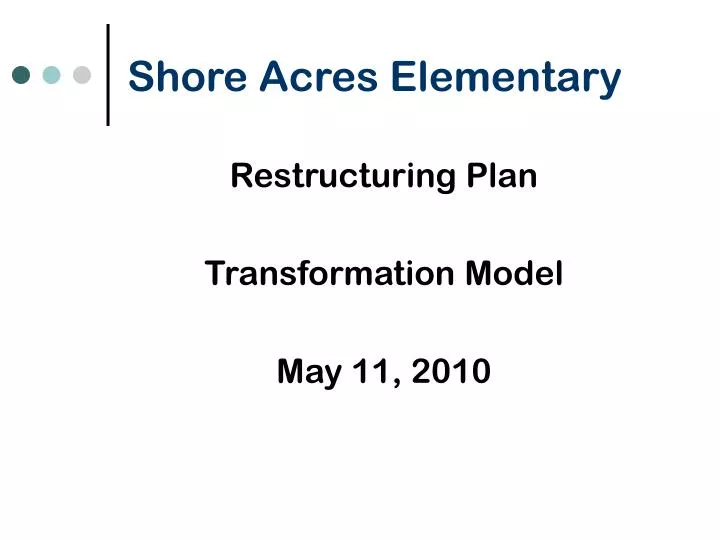 shore acres elementary