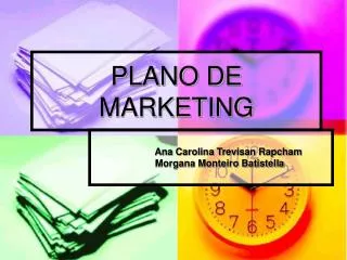 plano de marketing