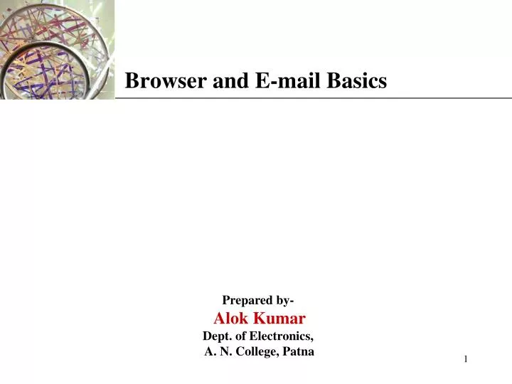 browser and e mail basics