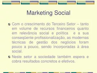 marketing social