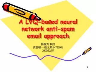 A LVQ-based neural network anti-spam email approach