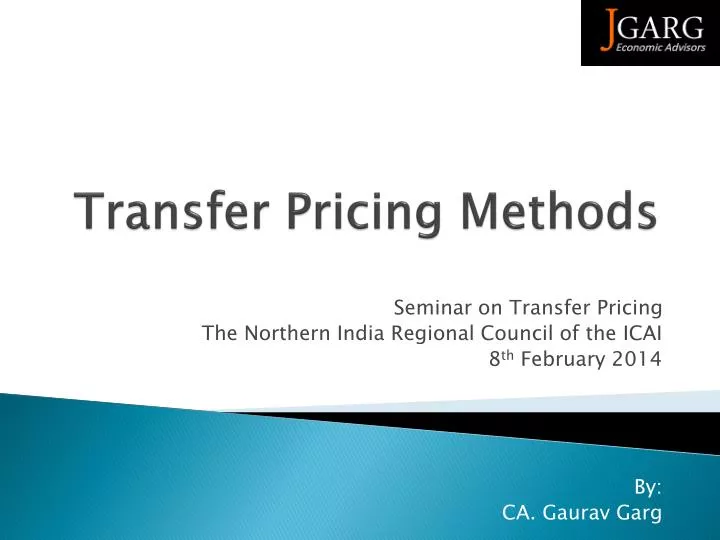 transfer pricing methods