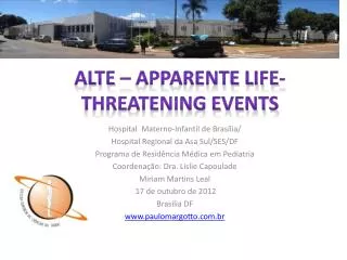 alte apparente life threatening events