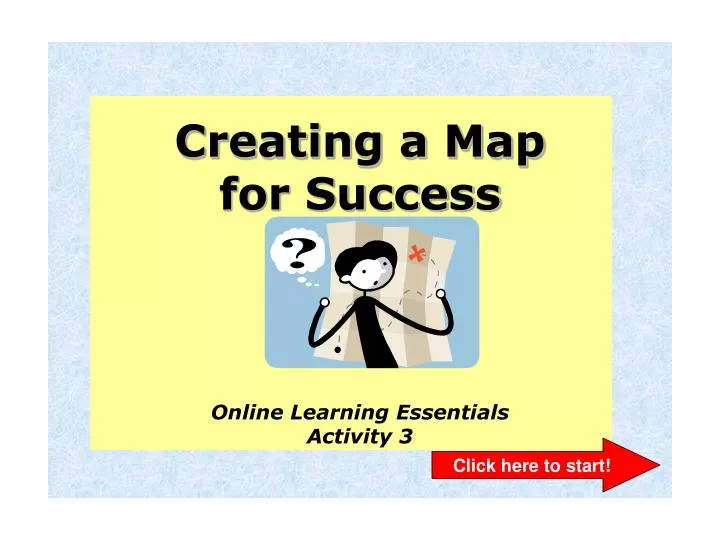 creating a map for success