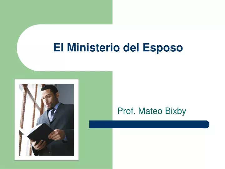 el ministerio del esposo