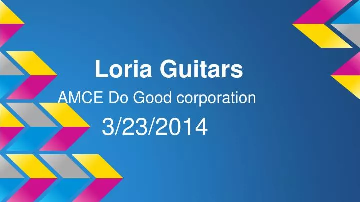 loria guitars