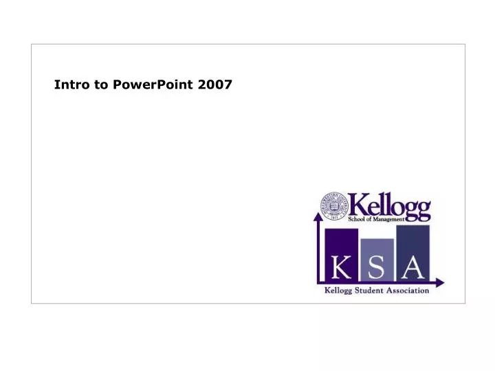 intro to powerpoint 2007
