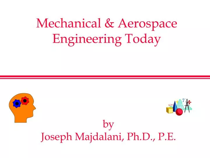 mechanical aerospace engineering today