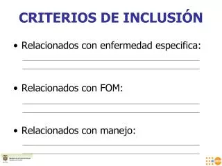 criterios de inclusi n