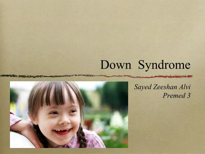 down syndrome