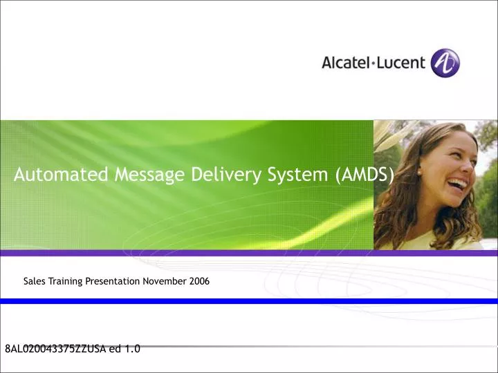 automated message delivery system amds
