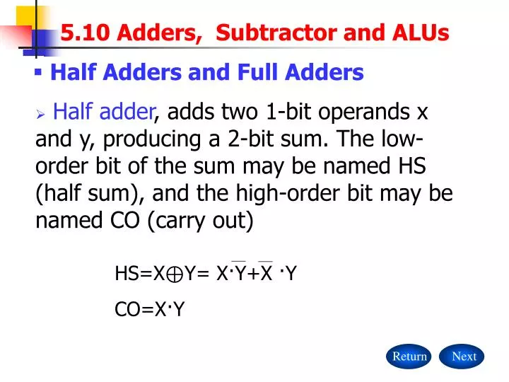 5 10 adders subtractor and alus