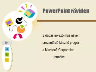 el ad stervez m s n ven prezent ci k sz t program a microsoft corporation term ke