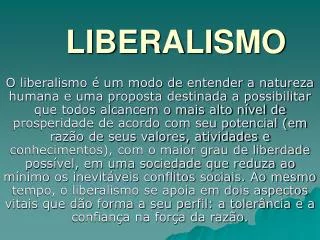 liberalismo