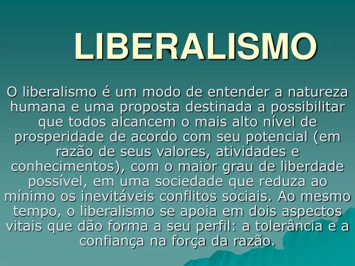 liberalismo