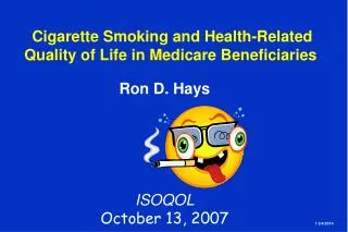 Cigarette Smoking and Health-Related Quality of Life in Medicare Beneficiaries