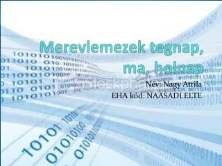merevlemezek tegnap ma holnap