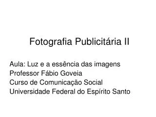 fotografia publicit ria ii