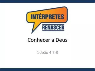 conhecer a deus