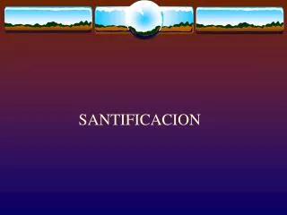 santificacion