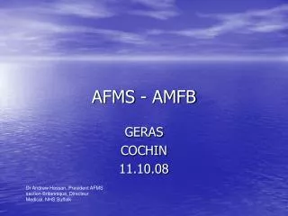 afms amfb