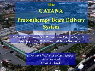 The CATANA Protontherapy Beam Delivery System